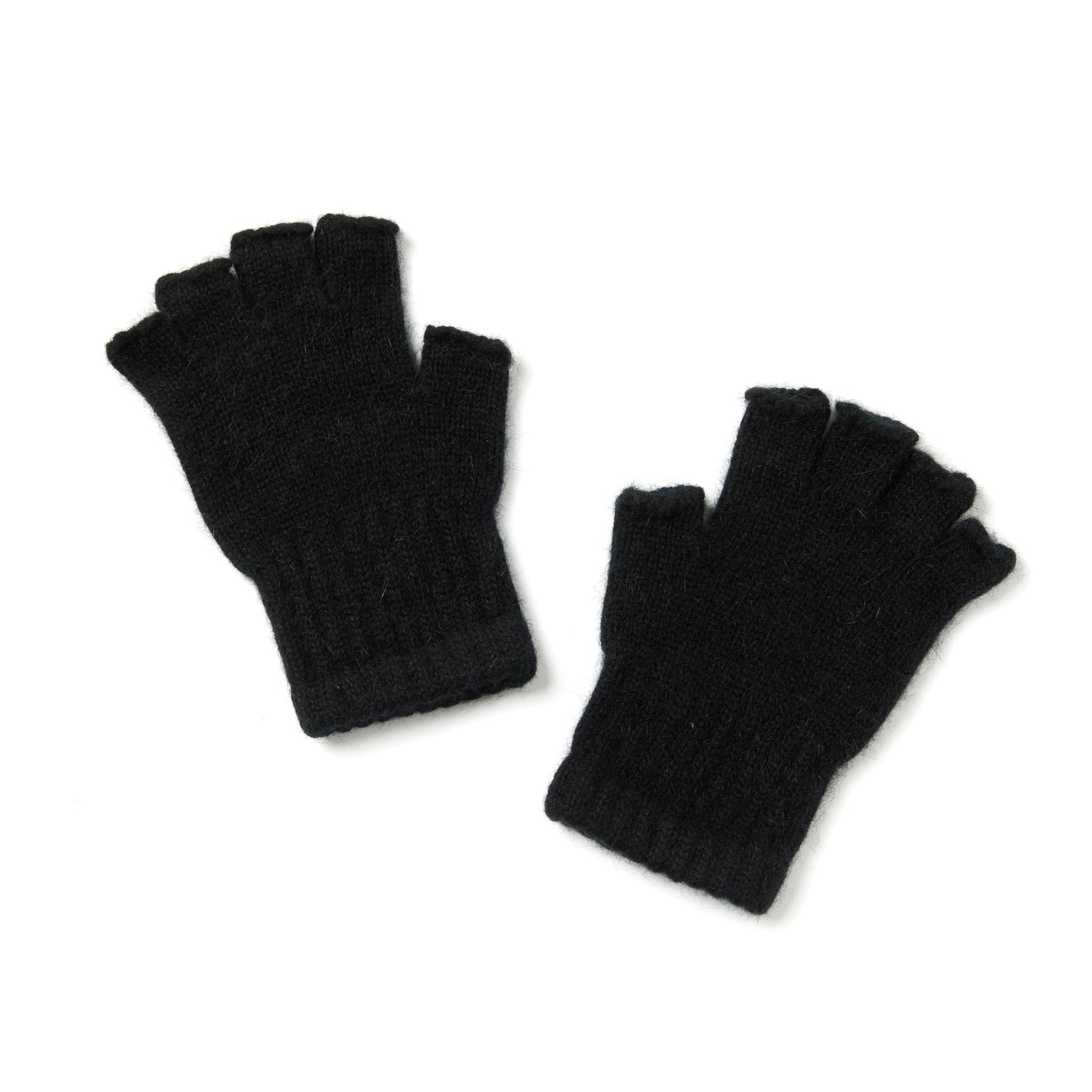 Possum fur store fingerless gloves